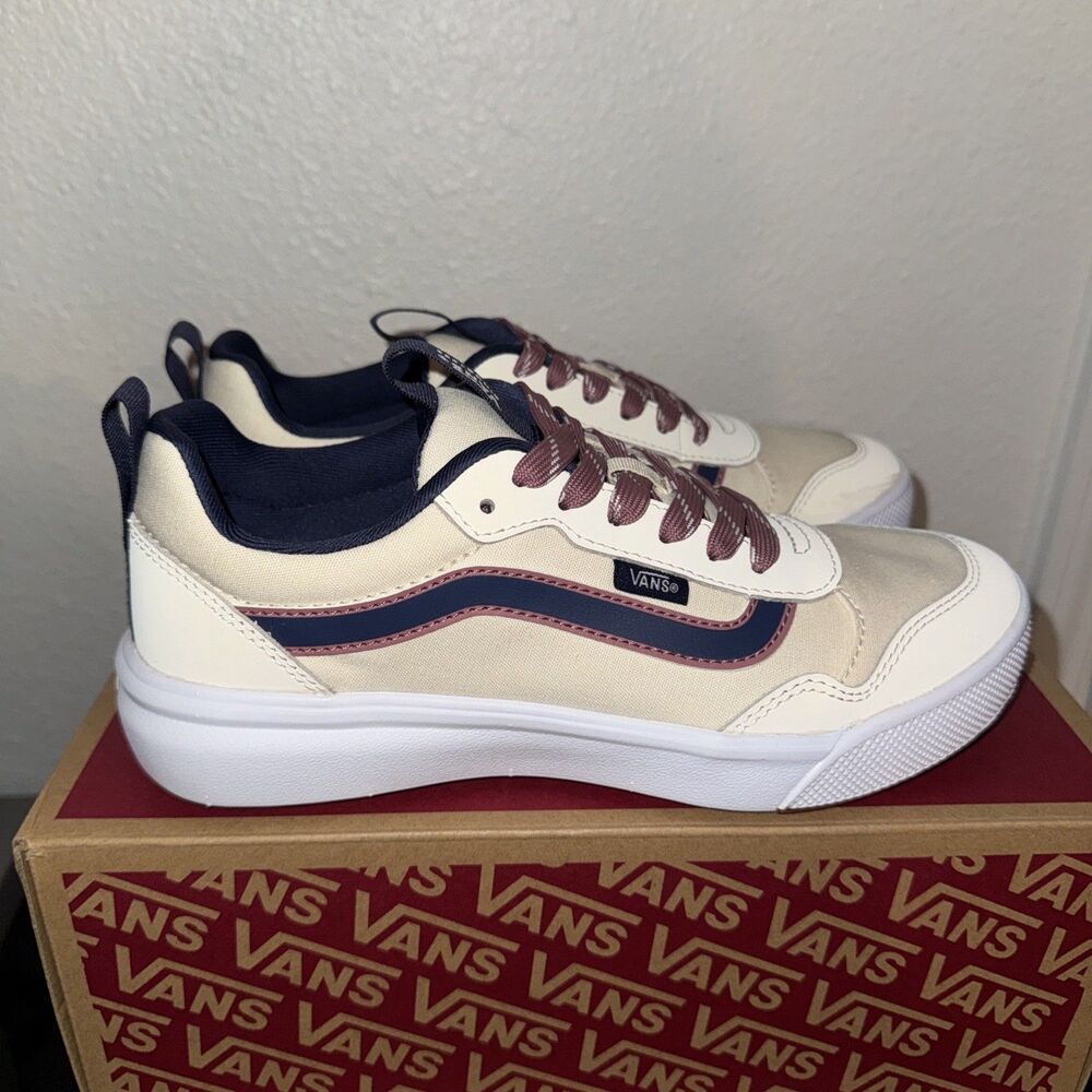 WOMENS VANS Size 8 RANGE EXP Retro Sport Deep Twilight Casual Skateboard Shoes